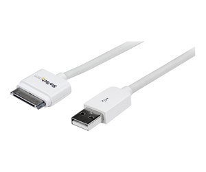 Diverse kabel - StarTech.com Long Apple 30-pin Dock to USB Cable iPhone/iPod/iPad - USB2ADC3M