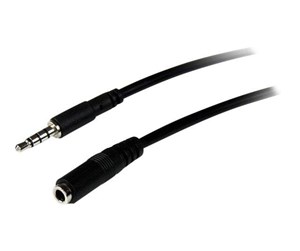 Lydkabel - StarTech.com 3.5mm 4 Position TRRS Headset Extension Cable - MUHSMF2M