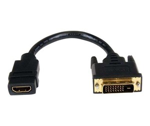 Skjermkabel - StarTech.com HDMI to DVI-D Video Cable Adapter - HDDVIFM8IN