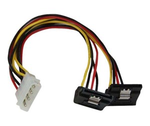 Strømkabel (intern) - StarTech.com SATA Power Y Cable Splitter - PYO2LP4LSATR