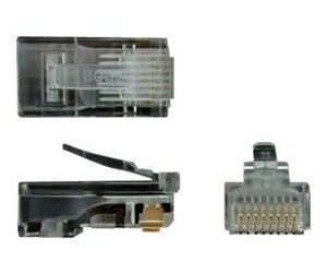 Nettverkskabel - Cat5e RJ45 Stranded Modular Plug Connectors - CRJ4550PK