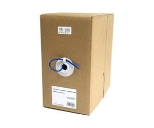 Nettverkskabel - Bulk Roll of Blue CMR Cat5e Solid UTP Cable - WIRC5ECMR