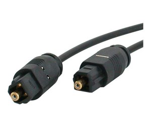 Lydkabel - StarTech.com Thin Toslink Digital Optical SPDIF Audio Cable - THINTOS15