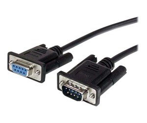 Parallell/seriell kabel - StarTech.com Straight Through Serial Cable - MXT1001MBK