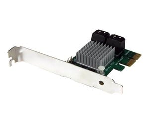 Kontroller - StarTech.com 4 Port PCI Express SATA III 6Gbps RAID Controller Card with Heatsink - PEXSAT34RH