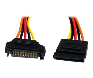 Strømkabel (ekstern) - StarTech.com 15 pin SATA Power Extension Cable - SATAPOWEXT12