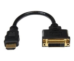 Skjermkabel - StarTech.com HDMI to DVI-D Video Cable Adapter - HDDVIMF8IN