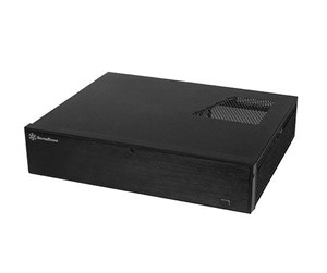 Kabinett - SilverStone Milo ML04B - Svart - Kabinett - Desktop - Svart - SST-ML04B USB 3.0