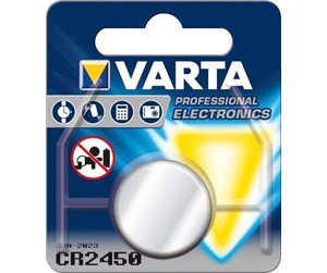 Batteri - VARTA battery cr 2450 1-pcs - 06450101401