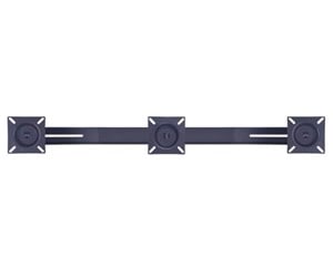 Veggmontering, AV-braketter & AV-møbler - Multibrackets M Public Display Stand Triple Screen Mount 10"-24" Black - 7350022736382