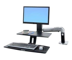 Skjermholder - Ergotron WorkFit-A with Suspended Keyboard Single LD - 24-390-026