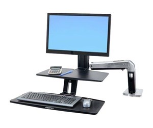 Skjermholder - Ergotron WorkFit-A with Suspended Keyboard Single HD - 24-391-026