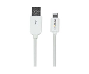 Skjermkabel - StarTech.com Apple 8-pin Lightning to USB Cable for iPhone / iPod / iPad - USBLT1MW