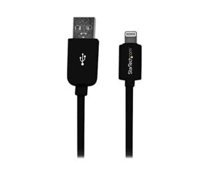 Skjermkabel - StarTech.com Apple 8-pin Lightning to USB Cable for iPhone / iPod / iPad - USBLT1MB