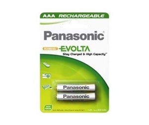 Nødlader - Panasonic batteri Nødlader - Sølv - 800 mAh - P-03E/2BC800