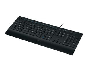 Tastatur - Logitech Corded Keyboard K280e - Tastatur - Nordisk - Svart - 920-005216