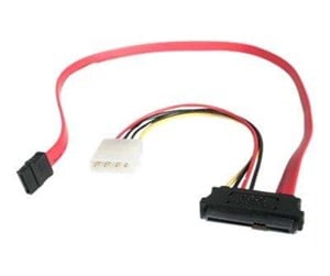 Sata - StarTech.com SAS 29 Pin to SATA Cable with LP4 Power - SAS729PW18