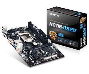 Hovedkort - GIGABYTE GA-H81M-DS2V - Haswell Hovedkort - Intel H81 Express - Intel LGA1150 socket - DDR3 RAM - Micro-ATX - GA-H81M-DS2V