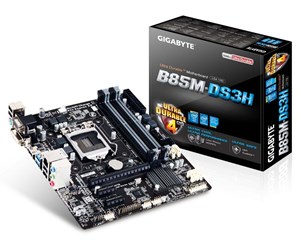 Hovedkort - GIGABYTE GA-B85M-DS3H - Haswell Hovedkort - Intel B85 Express - Intel LGA1150 socket - DDR3 RAM - Micro-ATX - GA-B85M-DS3H