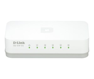 Switch/splitter - D-Link Dlinkgo 5-Port Fast Ethernet Easy Desktop Switch GO-SW-5E - GO-SW-5E