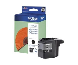 Printertilbehør blekk/toner - Brother LC129XLBK / LC 129XLBK High Capacity - Blekkpatron Svart - LC129XLBK