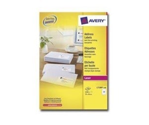 Papir, Fotopapir & Etiketter - Avery L7180 - L7180-100