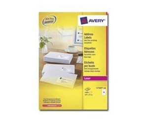 Papir, Fotopapir & Etiketter - Avery L7182 - L7182-100