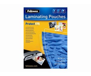 Laminering - Fellowes A4 Glossy 175 Micron Laminating Pouch - 100 pack - 5308703