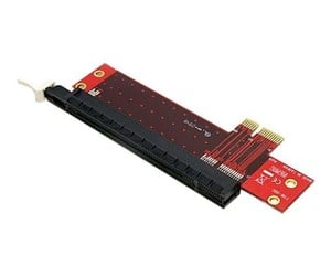 Kabinett tilbehør (kjølepasta mv.) - StarTech.com PCI-Express x1 to Low Profile x16 Slot Extension Adapter - PEX1TO162