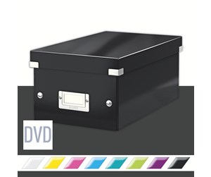 Arkivering & Oppbevaring - Leitz Oppbevaringsboks Click & Store  WOW DVD Sort - 6042-00-95