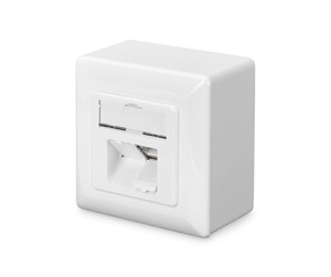 Tilbehør - DIGITUS DN-9006-N CAT 6 Class E wall outlet shielded surface mount - DN-9006-N