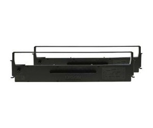 Printertilbehør blekk/toner - Epson Dualpack - Skriverbånd Svart - C13S015646