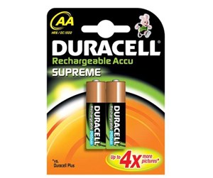 Batteri - DURACELL Battery Supreme Akku AA 2er 2400mAh Duracell - 203679