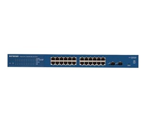 Switch/splitter - Netgear GS724Tv4 24-Port Gigabit Ethernet Smart Switch with 2 SFP Ports - GS724T-400EUS