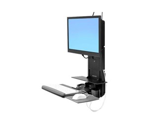 Skjermholder - Ergotron StyleView Sit-Stand Vertical Lift Patient Room - 61-080-085