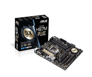 Hovedkort - ASUS H97M-PLUS Hovedkort - Intel H97 Express - Intel LGA1150 socket - DDR3 RAM - Micro-ATX - 90MB0IM0-M0EAY0