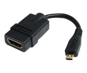 Skjermkabel - Lenovo StarTech.com HDMI to micro HDMI 5in High Speed Adapter - 4Z10F04125