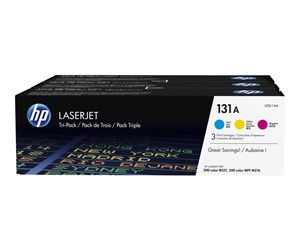 Printertilbehør blekk/toner - HP 131A / U0SL1AM 3-Pack - Laser toner Flerfarget - U0SL1AM