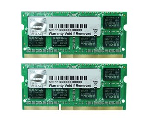 RAM - G.Skill Standard SO DDR3-1600 DC - 4GB - F3-12800CL9D-4GBSQ