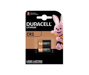 Kamerabatteri & Batterigrep - DURACELL Lithium CR2 Battery 2-Pack - 5000394030480