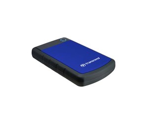 Hard drive - External - Transcend StoreJet 25H3 Blue - Ekstern Harddisk - 1TB - Blå - TS1TSJ25H3B