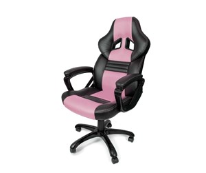 Gamingstol - Arozzi Monza Gaming Chair - Rosa Gamingstol - Svart/Rosa - PU-lær - Opptil 120 kg - MONZA-PK