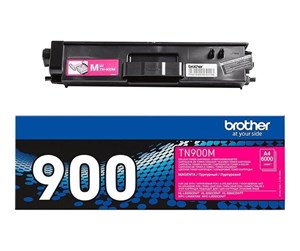 Printertilbehør blekk/toner - Brother TN900M / TN 900M - Magenta Toner - Laser toner Rød - TN900M