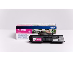 Printertilbehør blekk/toner - Brother TN900M x2 - Laser Toner - Laser toner Rød - TN900MTWIN