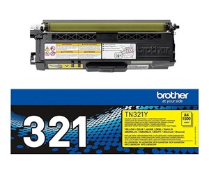 Printertilbehør blekk/toner - Brother TN321Y / TN 321Y Yellow Toner - Laser toner Yellow - TN321Y