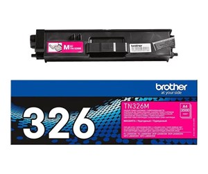 Printertilbehør blekk/toner - Brother TN326M / TN 326M - Magenta Toner - Laser toner Rød - TN326M