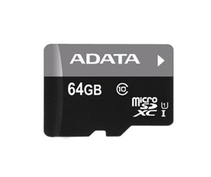 Minnekort - A-Data Premier MicroSD/SD - 80MB/s - 64GB - AUSDX64GUICL10-RA1