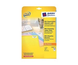 Papir, Fotopapir & Etiketter - Avery Mini Labels - L7656-25