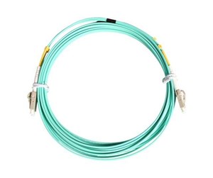 Nettverkskabel - 10Gb Aqua Multimode 50/125 Duplex LSZH Fiber Patch Cable LC-LC - A50FBLCLC3