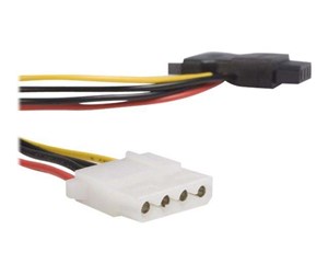 Strømkabel (intern) - StarTech.com SATA to LP4 Power Cable Adapter with 2 Additional LP4 - LP4SATAFM2L